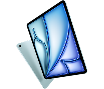 iPad Air front and back exterior showcasing thin construction.